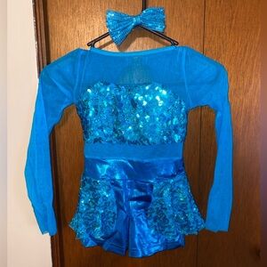 Costume Gallery Girl’s Dance Costume & Hair Bow Size Medium